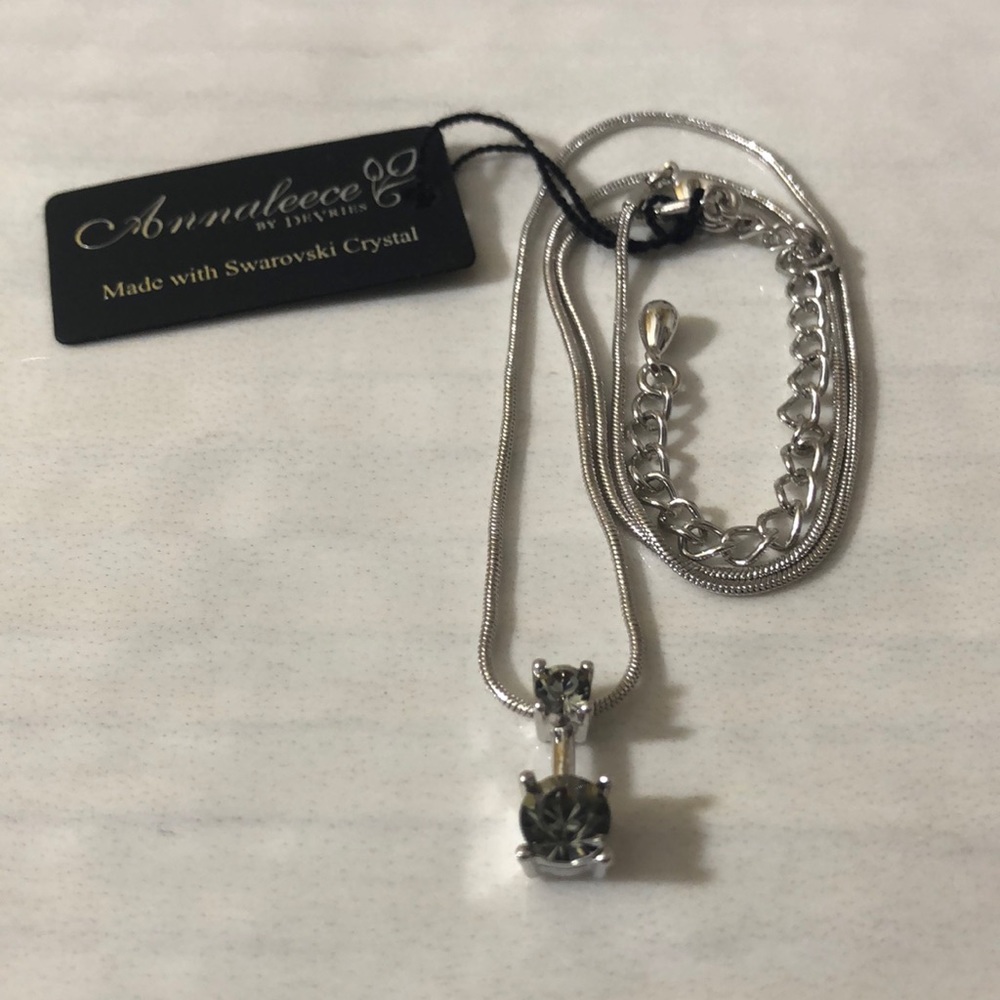 Annaleece Necklace Swarovski Crystal - Clear